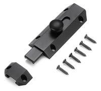 las puertas, All Copper Slide Door Bolt Lock Multicolor(Svart)