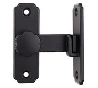 las puertas, Pack Of 2 Multicolor Slide Bolt Door Latch For Windows Cabinet Multiple Sizes With Hardware(Svart,Long 90 degrees)