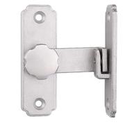 las puertas, Pack Of 2 Multicolor Slide Bolt Door Latch For Windows Cabinet Multiple Sizes With Hardware(Silver,Long 90 degrees)