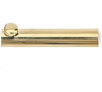 las puertas, Pet Proof Solid Brass Surface Bolt Latch Doors Cabinets Windows Multicolor Multiple Sizes(Copper Bright,3in)