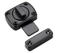las puertas, Zinc Alloy Barrel Bolt Door Latch Lock Security Multicolor For Doors Cabinets Windows(Svart)