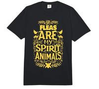 Las pulgas Son mis Animales espirituales Comfort Colors Adult Heavyweight T-Shirt