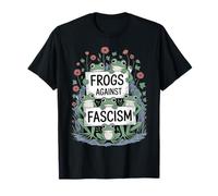 Las Ranas contra el fascismo resisten a Las Mujeres Florales Boho sin Reyes Camiseta