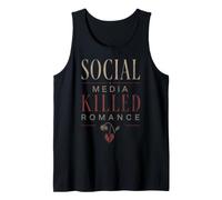 Las Redes sociales Antiguas Mataron el Humor de Las Citas románticas Camiseta sin Mangas