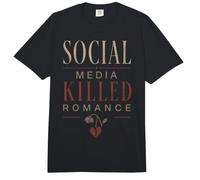 Las Redes sociales Antiguas Mataron el Humor de Las Citas románticas Comfort Colors Adult Heavyweight T-Shirt