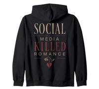 Las Redes sociales Antiguas Mataron el Humor de Las Citas románticas Sudadera con Capucha