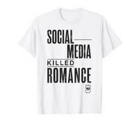 Las Redes sociales Mataron el Romance sarcástico Citas Humor Arte Camiseta