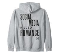 Las Redes sociales Mataron el Romance sarcástico Citas Humor Arte Sudadera con Capucha