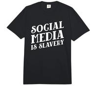Las Redes sociales Son esclavitud Vida analógica Declaración de desintoxicación Digital Comfort Colors Adult Heavyweight T-Shirt