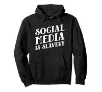 Las Redes sociales Son esclavitud Vida analógica Declaración de desintoxicación Digital Sudadera con Capucha