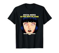 Las Redes sociales Son la Nueva Plaga (Declaración de desintoxicación Digital) Camiseta