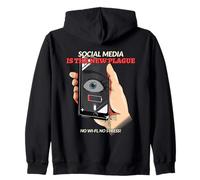 Las Redes sociales Son la Nueva Plaga (Declaración de desintoxicación Digital) Sudadera con Capucha
