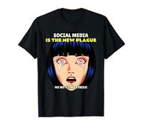 Las Redes sociales Son la Nueva Plaga - No WiFi No Stress (gráfico) Camiseta