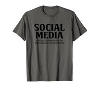 Las Redes sociales Son un vacío de afirmación sin Sentido Camiseta