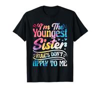Las Reglas de la Hermana más Joven no se aplican a mí Funny Matching Camiseta