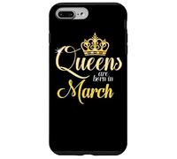 Las Reinas Nacen En Marzo Mes De Nacimiento Regalo Carcasa para iPhone 7 Plus/8 Plus