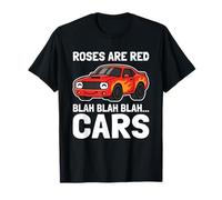 Las Rosas de Muscle Car Son Rojas, un Poema Parodia, Linda Caricatura Kawaii Camiseta