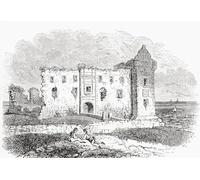 Las ruinas del castillo de St Andrews Royal Burgh de St Andrews Fife Escocia vista aquí en el siglo XIX. De la pintoresca Escocia Sus escenas románticas y asociaciones históricas publicadas c.1890