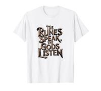 Las Runas Hablan Los Dioses Escuchar Camiseta