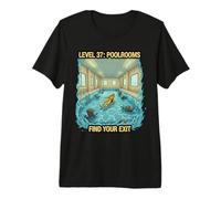 Las Salas de atrás Nivel 37 Piscinas Camiseta Premium
