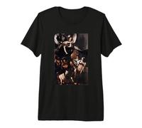Las Siete Obras de Misericordia de Caravaggio (1607) Camiseta Premium