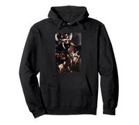 Las Siete Obras de Misericordia de Caravaggio (1607) Sudadera con Capucha
