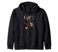 Las Siete Obras de Misericordia de Caravaggio (1607) Sudadera con Capucha