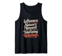 Las sobras Natures recompensan a los parientes tolerantes Acción de Gracias Camiseta sin Mangas