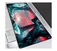 Las sombras mueren dos veces Anime Alfombrillas de Ratón - Gaming Mousepad 900x400mm, 3mm Base de Goma Antideslizante, Superfície con Textura Especial, Compatible con ratón láser y óptico, para PC y Laptop, F