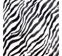 LAS TELAS ... Tela de Pelo Animal Cebra por Metros, Ancho 1,50Mtrs. 1Mtr.