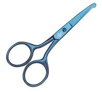 Las tijeras para barba y bigote The Bluebeards Revenge en azul metálico. | Metallic Blue Scissors for Facial Hair Grooming, Trims Moustache, Ear and Nose Hair, Precision Steel Construction