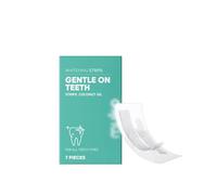 Las tiras blanqueadoras dentales, con tecnología antideslizante de aplicación en seco, protegen el esmalte dental de forma segura y eliminan suavemente las manchas de los dientes sensibles