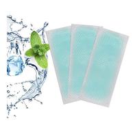 Las tiras refrescantes para la frente con sabor a menta, los parches de gel refrescante, pueden aliviar dolores de cabeza, dolores de muelas, refrescar la mente y eliminar la fatiga. (40 piezas)