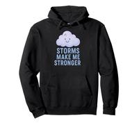 Las tormentas me Hacen más Fuerte Sudadera con Capucha