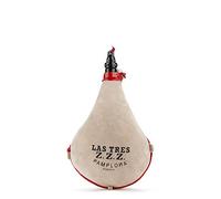 LAS TRES ZZZ Bota de Vino Recta con interior de Látex (1 Litro)