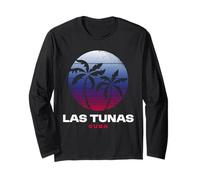 Las Tunas Cuba Retro Atardecer Palmeras Tropical Cuba Viajes Manga Larga
