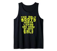 Las únicas botas que vale la pena lamer son usadas por chicas góticas Camiseta sin Mangas
