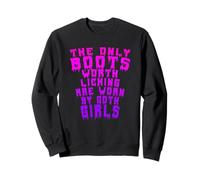 Las únicas botas que vale la pena lamer son usadas por chicas góticas Sudadera