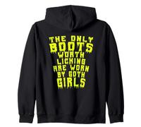 Las únicas botas que vale la pena lamer son usadas por chicas góticas Sudadera con Capucha
