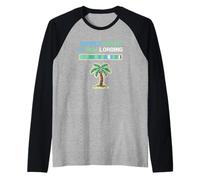 Las Vacaciones de Verano Ahora están Cargando Educator Teacher Camiseta Manga Raglan