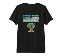 Las Vacaciones de Verano Ahora están Cargando Educator Teacher Camiseta Premium
