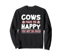 Las Vacas me Hacen Feliz, no Tan Divertida Vaca Sudadera
