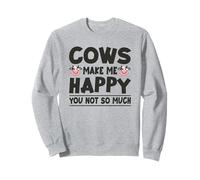 Las Vacas me Hacen Feliz, no Tan Divertida Vaca Sudadera