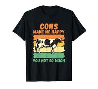Las Vacas me Hacen Feliz no Tanto Camiseta
