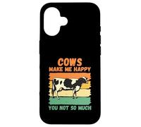 Las Vacas me Hacen Feliz no Tanto Carcasa para iPhone 16