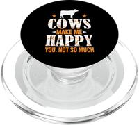 Las Vacas me Hacen Feliz no Tanto criador de Agricultores PopSockets PopGrip para MagSafe