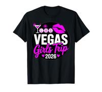 Las Vegas 2026 Girl Trip Matching Bestie Vacation Mujer Rosa Camiseta
