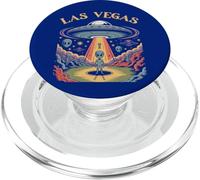 Las Vegas Alien OVNI Abduction Retro Sci-Fi Art PopSockets PopGrip para MagSafe