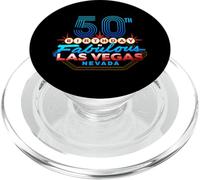 Las Vegas - Camiseta de cumpleaños 50 de Nevada con Signo Fiestas PopSockets PopGrip para MagSafe