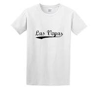 Las Vegas Cool USA City Nice Print Unisex T-Shirts Men tee Cotton Tops White Shirt 3XL